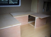 Built Seating to Convert to Double Bed 